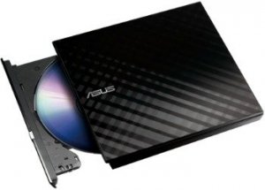 ASUS nagrywarka zewnętrzna SDRW-08D2S, 8x, USB 2.0, slim, czarna, retail