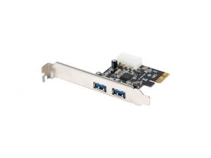 Karta Lanberg PCI Express -|} USB 3.1 Gen1 2-port + śledź low profile