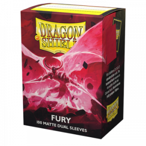 Koszulki Dragon Shield Dual Matte Sleeves - Fury (100 Sleeves)