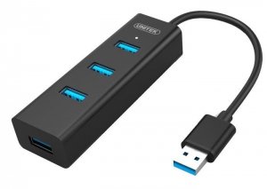 Hub USB 4xUSB 3.0 Unitek Y-3089