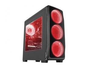 Obudowa Genesis Titan 750 ATX Midi z oknem, USB 3.0 czerwone podświetlenie