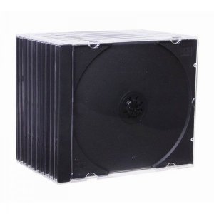Pudełko Na 1 CD SLIM 5,2mm Pakiet 10 szt.