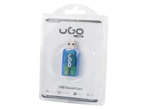  UGO karta dźwiękowa 5.1 (virtual) USB 2.0