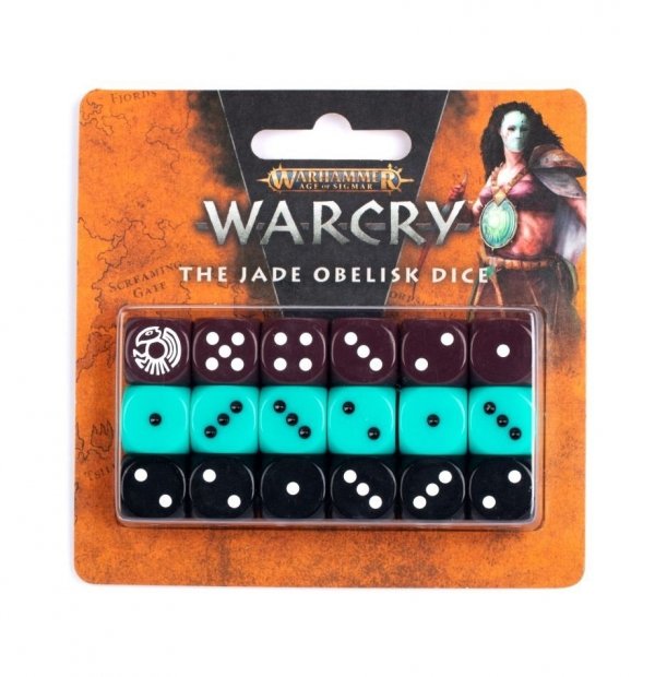 Warcry: Jade Obelisk Dice Set
