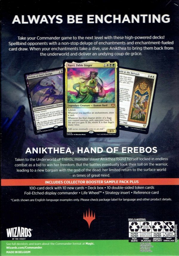 MTG: Commander Masters - Commander Deck - Enduring Enchantments