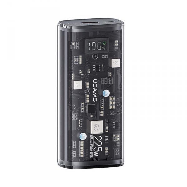 Powerbank Usams CD189 9000mAh 20W 1xUSB-C PD + 1xUSB-A Fast Charge -czarny