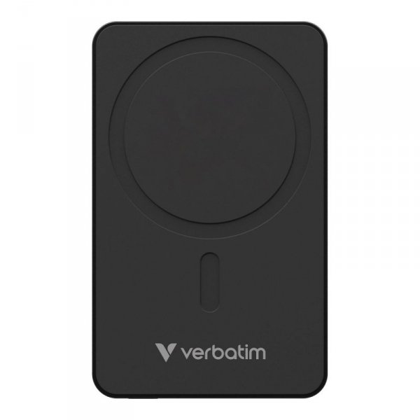 Powerbank Verbatim Charge &#039;n&#039; Go Essentials Magnetic Wireless 5000mAh USB-C PD 3.0 Black