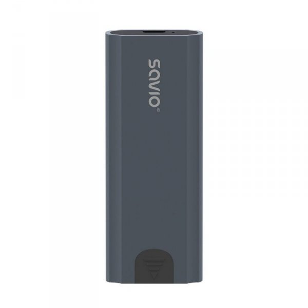 Obudowa na dysk M.2 SDD NVMe SAVIO AK-67, USB 3.1 Gen.2, 10 Gbps, szara