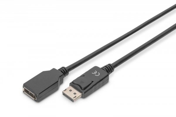 Przedłużacz DisplayPort DIGITUS 1.2 M/F 2m