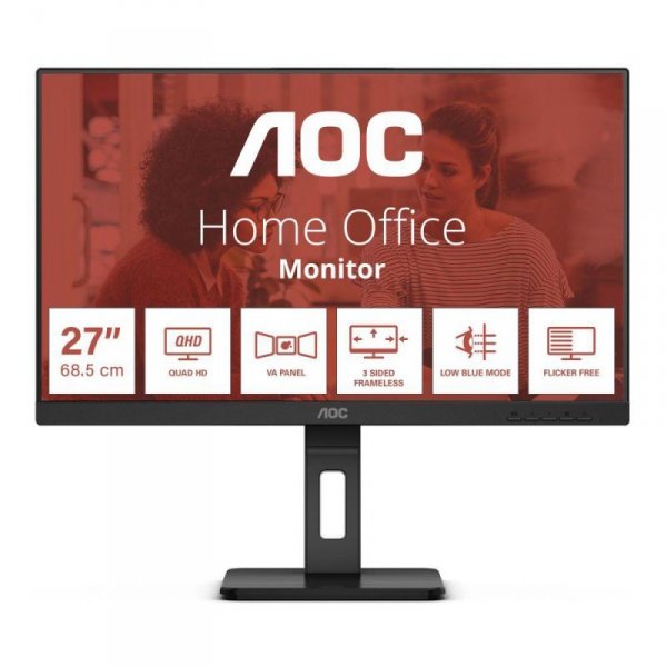 Monitor AOC 27&quot; Q27E3UMF HDMI DP VGA USB 3.0 głośniki 2x2W