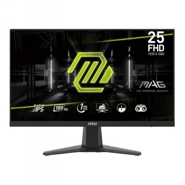 Monitor MSI 24,5&quot; MAG 256F Rapid IPS FHD 180Hz 2xHDMI DP