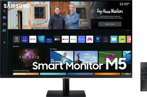 Monitor Samsung 27&quot; Smart M5 (LS27BM500EUXEN) 2xHDMI WIFI BT głośniki