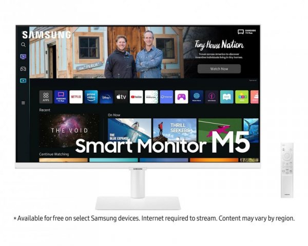 Monitor Samsung 27&quot; Smart M5 (LS27BM501EUXEN) 2xHDMI WIFI BT głośniki