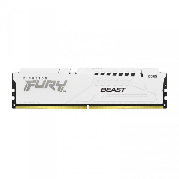Pamięć DDR5 Kingston FURY Beast 16GB (1x16GB) 6400MHz CL32 1,4V White EXPO