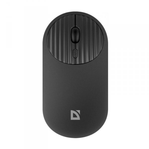 Mysz bezprzewodowa Defender NovaPro MM-316 optyczna 1600dpi 2.4 GHz + Bluetooth czarna AKUMULATOR bezklikowa silent