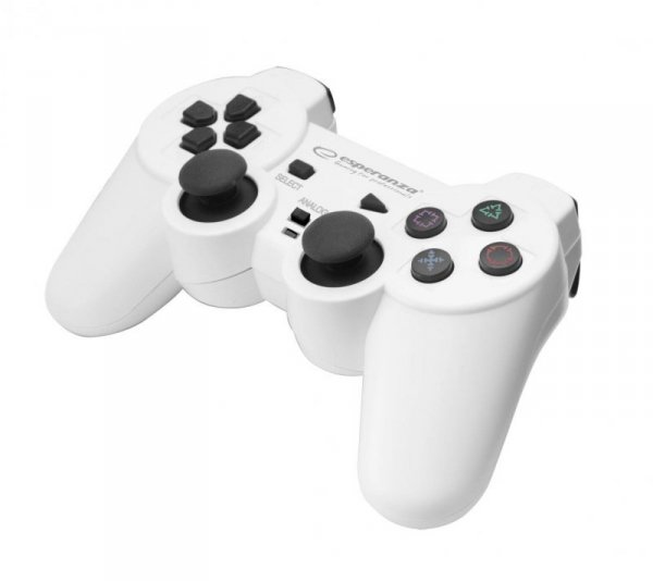 Gamepad PS3/PC USB Esperanza &quot;Trooper&quot; biało/czarny