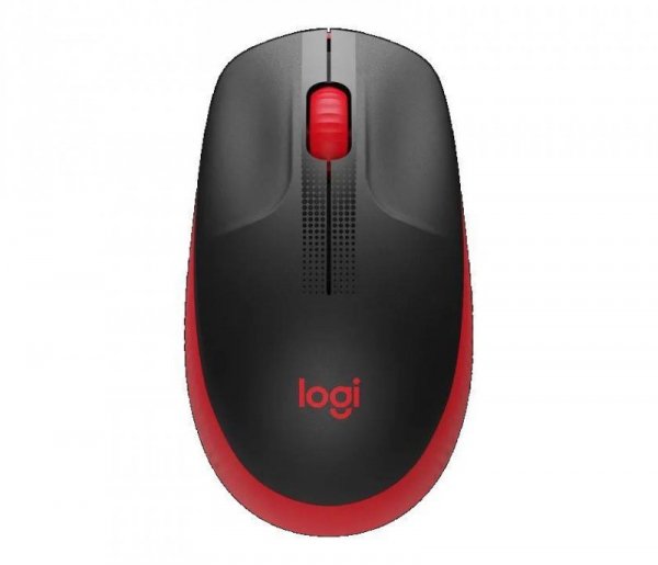 Mysz bezprzewodowa Logitech M190 optyczna czerwona