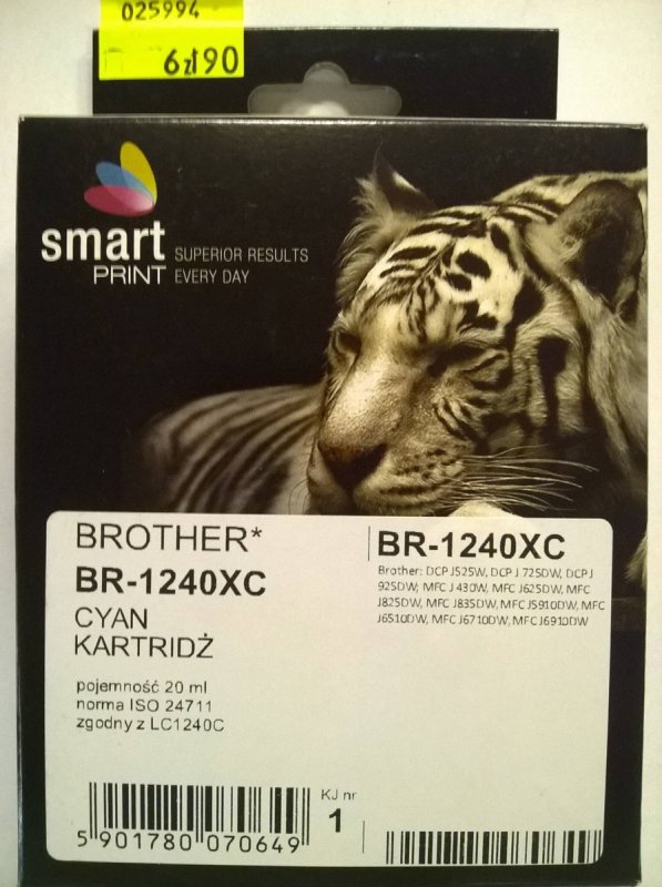 BROTHER LC1240 CYAN      smart PRINT