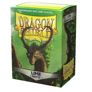 Koszulki Dragon Shield Matte Sleeves - Lime (100 Sleeves)