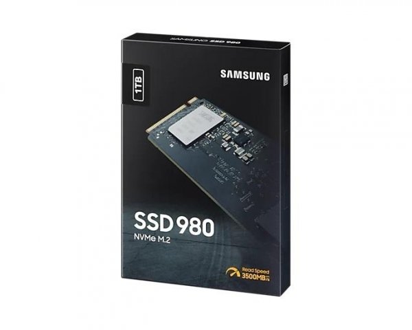 Dysk SSD Samsung 980 1TB M.2 2280 PCIe 3.0 x4 NVMe (3500/3000 MB/s) TLC