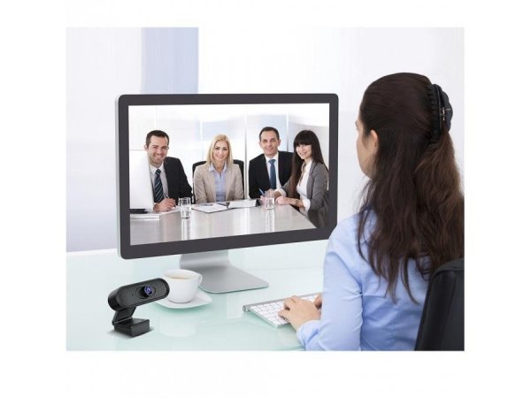 Kamera internetowa USB Nano RS RS680 HD 1080P, mikrofon, kabel 1,7m, 25fps