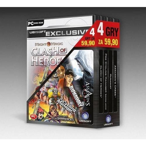4 GRY: CLASH OF HEROES, ASSASSIN CREED, RUNAWAY, CYCLING MANAGER 2010 PC
