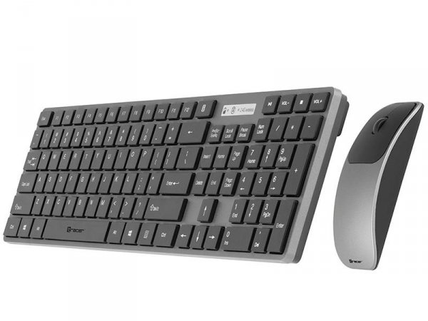 Zestaw bezprzewodowy klawiatura + mysz Tracer Set RF Nano