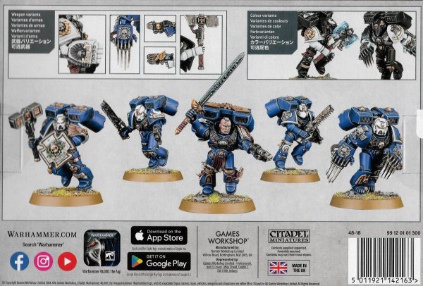 Space Marines Vanguard Veteran Squad
