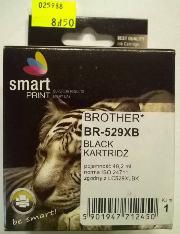 BROTHER LC529XL BLACK    smart PRINT