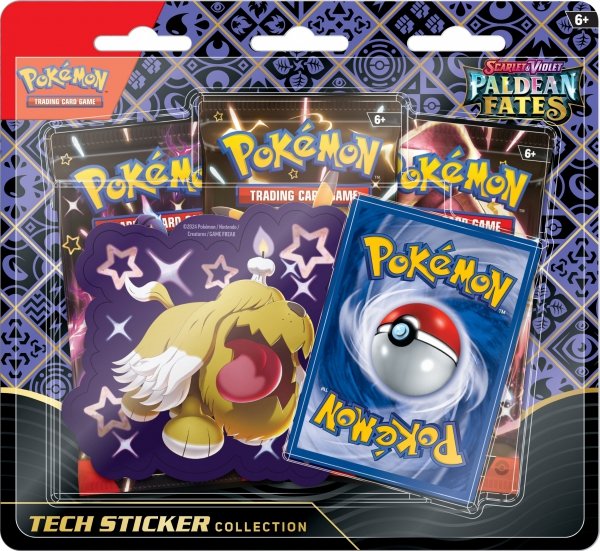  Pokémon TCG: Paldean Fates Tech Sticker BUNDLE - Greavard