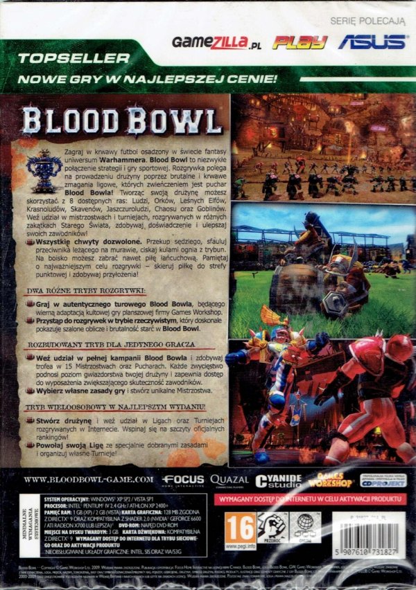 BLOOD BOWL PC DVD