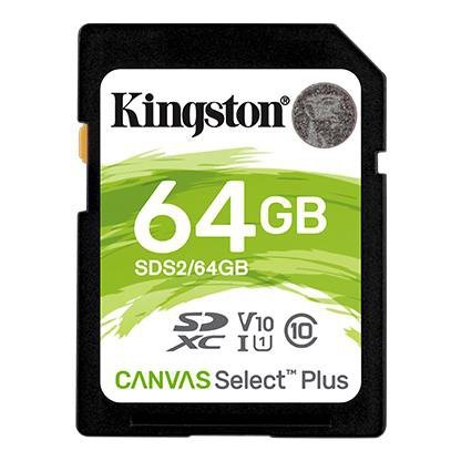 Karta pamięci SD 64GB Canvas Select Plus UHS-IKingston