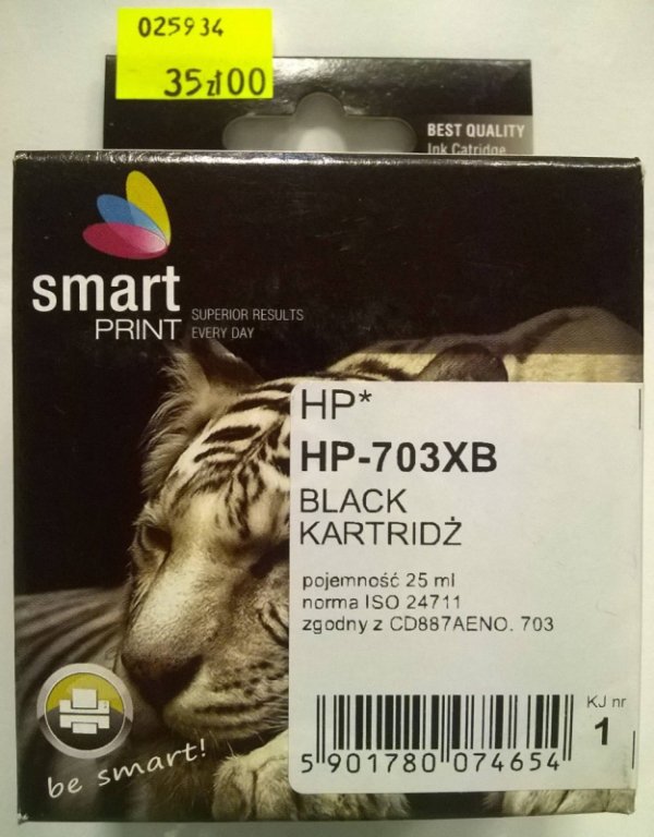 HP 703 CZARNY            smart PRINT
