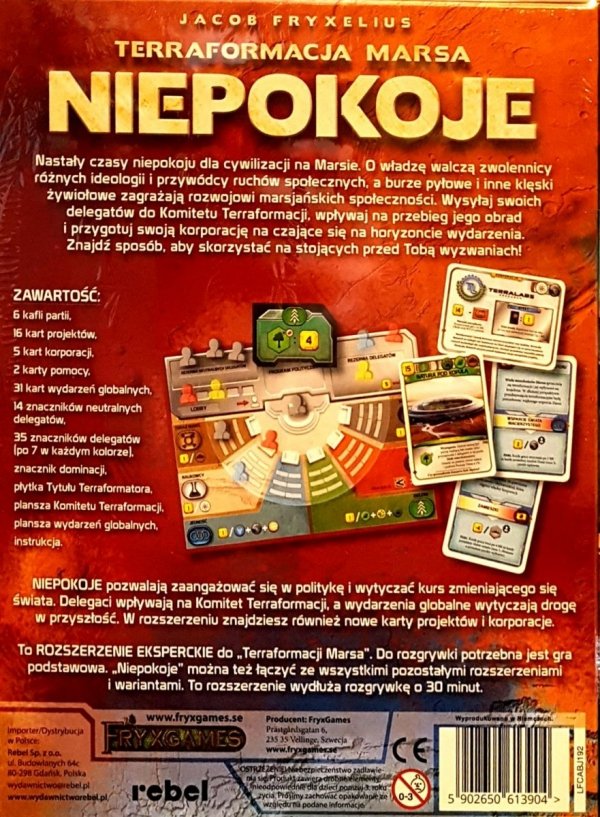 Terraformacja Marsa: Niepokoje