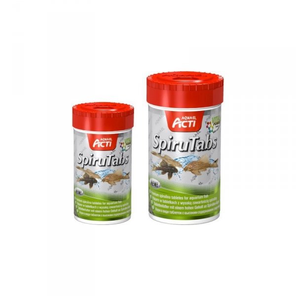 Aquael Acti Spirutabs 250Ml Spirulina Dla Ryb W Wafelkach 