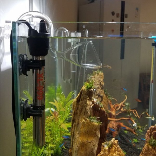 Deep Aqua Szklany Wylot Kielich 17mm(Wąż 16-22mm)