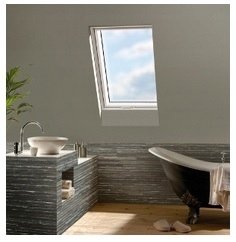 OKNO DACHOWE OPTILIGHT 78x118 TLP KUCHNIA ŁAZIENKA + KOŁNIERZ UNIWERSALNY