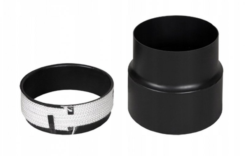 Przejście RURA STALOWA fi120 mm KOMIN CERAMICZNY fi180 mm