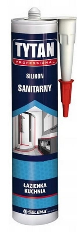 SELENA tytan professional silikon sanitarny 280ml szary