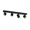 ITALKUX HELVIA SPL-31991-4B-BK LAMPA SPOT NOWOCZESNY REGULOWANY REFLEKTOR CZARNY