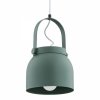 LAMPA WISZĄCA ZIELONA METALOWA INDUSTRIALNA DO KUCHNI NAD STÓŁ 20CM ARGON LOGAN 8283