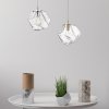 ZUMA LINE P0488-01A-F4AC ROCK LAMPA WISZĄCA SZKLANA CHROM