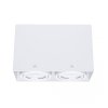 MILAGRO LAMPA SUFITOWA BLOCCO BIAŁA 2x7W GU10 LED