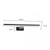 MILAGRO Kinkiet SHINE BLACK/CHROME 13,8W LED