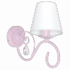 MILAGRO Kinkiet SARA PINK 1xE14/40W/230V
