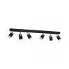 MILAGRO Lampa sufitowa JOKER BLACK 6xGU10