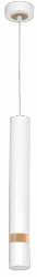 MILAGRO Lampa wisząca JOKER WHITE/WOOD 1xGU10