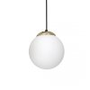 MILAGRO MLP6495 SPARTA BLACK GOLD LAMPA WISZĄCA CZARNO ZŁOTA KULA BIAŁA