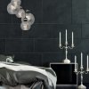 MILAGRO MLP6534 OMEGA BLACK LAMPA WISZĄCA CZARNO ZŁOTA GRAFITOWE KLOSZE KULE