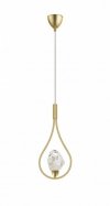 ZUMALINE P0531-01D-U8AC ORE LAMPA WISZĄCA ZŁOTA SZKLANA OZDOBNA